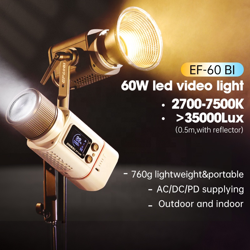 JINBEI EF-60BI 60w Photography - Photography Videos Free ulasan dan harga