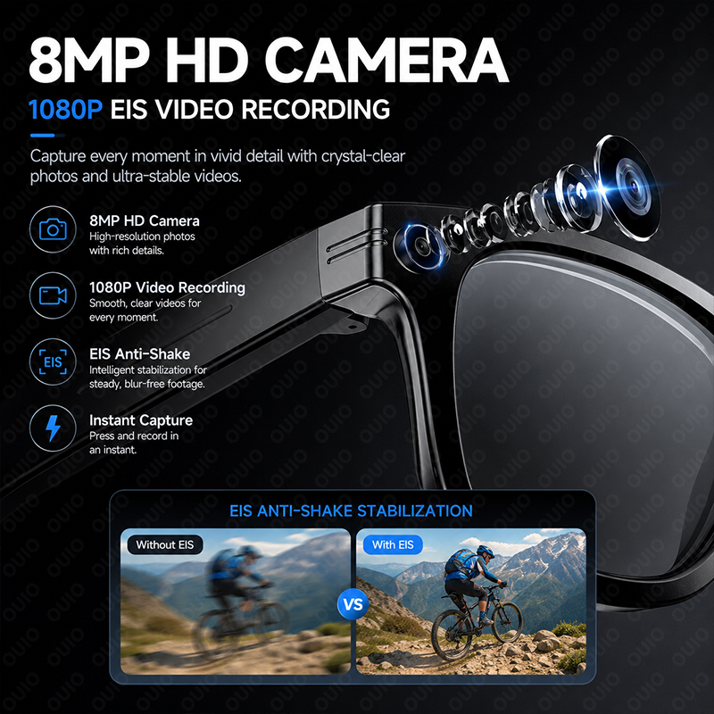 AI Smart Glasses 8MP Camera 32 - Photography Japanese ulasan dan harga