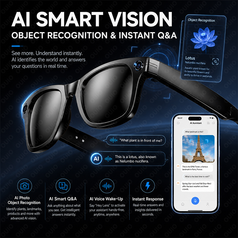 AI Smart Glasses 8MP Camera 32 - Photography Japanese ulasan dan harga
